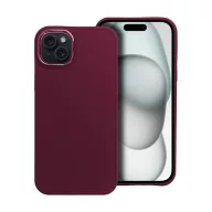   Frame iPhone 15 Plus közepesen ütésálló tok kameravédő kerettel, lila