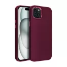 Frame iPhone 15 Plus közepesen ütésálló tok kameravédő kerettel, lila