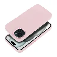   Frame iPhone 15 közepesen ütésálló tok kameravédő kerettel, rózsaszín