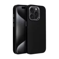   Frame iPhone 15 Pro közepesen ütésálló tok kameravédő kerettel, fekete