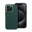 Frame iPhone 15 Pro közepesen ütésálló tok kameravédő kerettel, zöld