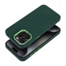 Frame iPhone 15 Pro Max közepesen ütésálló tok kameravédő kerettel, zöld