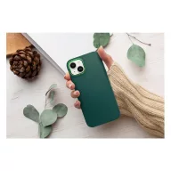   Frame iPhone 15 Pro Max közepesen ütésálló tok kameravédő kerettel, zöld
