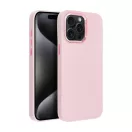 Frame iPhone 15 Pro Max közepesen ütésálló tok kameravédő kerettel, rózsaszín