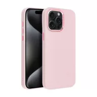   Frame iPhone 15 Pro Max közepesen ütésálló tok kameravédő kerettel, rózsaszín