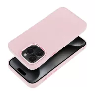   Frame iPhone 15 Pro Max közepesen ütésálló tok kameravédő kerettel, rózsaszín