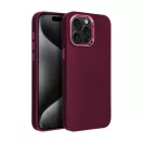 Frame iPhone 15 Pro Max közepesen ütésálló tok kameravédő kerettel, lila