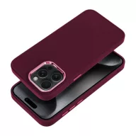   Frame iPhone 15 Pro Max közepesen ütésálló tok kameravédő kerettel, lila