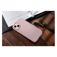   Frame iPhone 15 Pro közepesen ütésálló tok kameravédő kerettel, rózsaszín