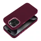 Frame iPhone 15 Pro közepesen ütésálló tok kameravédő kerettel, lila