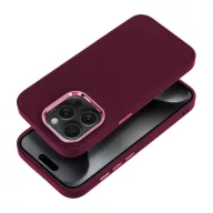   Frame iPhone 15 Pro közepesen ütésálló tok kameravédő kerettel, lila