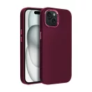 Frame iPhone 15 közepesen ütésálló tok kameravédő kerettel, lila