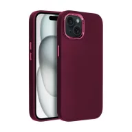   Frame iPhone 15 közepesen ütésálló tok kameravédő kerettel, lila