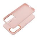 Frame Samsung Galaxy A55 5G közepesen ütésálló tok kameravédő kerettel, rózsaszín