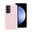 Frame Samsung Galaxy S23 FE közepesen ütésálló tok kameravédő kerettel, rózsaszín