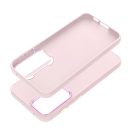 Frame Samsung Galaxy S23 FE közepesen ütésálló tok kameravédő kerettel, rózsaszín