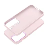   Frame Samsung Galaxy S23 FE közepesen ütésálló tok kameravédő kerettel, rózsaszín