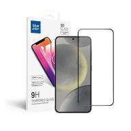   Blue Star Samsung Galaxy S24 teljes kijelzős kijelzővédő üvegfólia, fekete