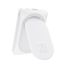 Forcell F-energy F10K2 MagSafe kompatibilis power bank / Power bank / külső akkumulátor, (PD QC3.0/5A/20W/10 000 mAh) fehér