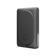   Forcell F-energy F10K2 MagSafe kompatibilis power bank / Power bank / külső akkumulátor, fekete (PD QC3.0 5A/20W/10 000 mAh)
