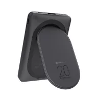   Forcell F-energy F10K2 MagSafe kompatibilis power bank / Power bank / külső akkumulátor, fekete (PD QC3.0 5A/20W/10 000 mAh)