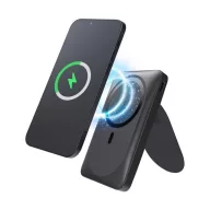   Forcell F-energy F10K2 MagSafe kompatibilis power bank / Power bank / külső akkumulátor, fekete (PD QC3.0 5A/20W/10 000 mAh)