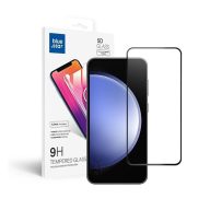   Blue Star Samsung Galaxy S23 FE teljes kijelzős kijelzővédő üvegfólia, fekete