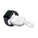 Forcell F-energy Mini Apple watch kompatibilis vezeték nélküli töltő / power bank, fehér (1A 2,5W/1200mAh)
