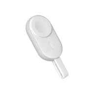   Forcell F-energy Mini Apple watch kompatibilis vezeték nélküli töltő / power bank, fehér (1A 2,5W/1200mAh)