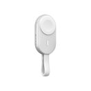 Forcell F-energy Mini Apple watch kompatibilis vezeték nélküli töltő / power bank, fehér (1A 2,5W/1200mAh)