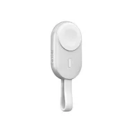   Forcell F-energy Mini Apple watch kompatibilis vezeték nélküli töltő / power bank, fehér (1A 2,5W/1200mAh)