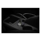 Forcell F-energy Mini autós szivargyújtó töltő USB-C, PD, QC3.0, 45W, ezüst