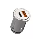 Forcell F-energy Mini autós szivargyújtó töltő USB-C, 20W, ezüst
