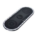 Forcell F-energy Ellipse 3in1 vezeték nélküli töltőpad, 15W gyorsöltéssel, fekete