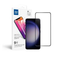   Blue Star Samsung Galaxy S23 teljes kijelzős kijelzővédő üvegfólia, fekete