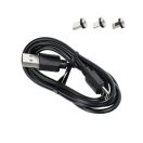 Forcell HS1 autós tartó wireless / vezeték nélküli töltéssel, mágneses adapterrel, 15W, piros