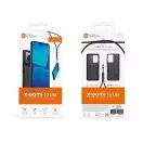 Xiaomi 13 Lite gyári műanyag hátlap tok karpánttal, fekete