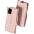 Apple iPhone 12 Mini, Oldalra nyíló tok, stand, Dux Ducis, vörösarany