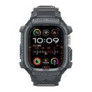 Spigen Rugged Armor Pro Apple Watch Ultra 3 / 2 / 1 49mm tok / szíj, sötétszürke