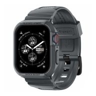   Spigen Rugged Armor Pro Apple Watch 9 / 8 / 7 45mm / SE (2nd / 1st Gen) / 6 / 5 / 4 44mm tok, sötétszürke