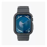   Spigen Rugged Armor Pro Apple Watch 9 / 8 / 7 45mm / SE (2nd / 1st Gen) / 6 / 5 / 4 44mm tok, sötétszürke