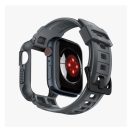 Spigen Rugged Armor Pro Apple Watch 9 / 8 / 7 45mm / SE (2nd / 1st Gen) / 6 / 5 / 4 44mm tok, sötétszürke