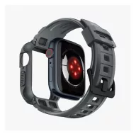   Spigen Rugged Armor Pro Apple Watch 9 / 8 / 7 45mm / SE (2nd / 1st Gen) / 6 / 5 / 4 44mm tok, sötétszürke