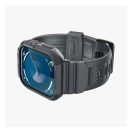 Spigen Rugged Armor Pro Apple Watch 9 / 8 / 7 45mm / SE (2nd / 1st Gen) / 6 / 5 / 4 44mm tok, sötétszürke