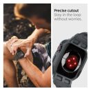 Spigen Rugged Armor Pro Apple Watch 9 / 8 / 7 45mm / SE (2nd / 1st Gen) / 6 / 5 / 4 44mm tok, sötétszürke