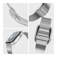   Spigen Sleek Link Apple Watch Ultra 4 / 3 / 2 / 1 49mm 10 46mm / 9 / 8 / 7 45mm / SE (2 / 1) / 6 / 5 / 4 44mm / 3 / 2 / 1 42mm szíj, ezüst