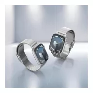  Spigen Sleek Link Apple Watch Ultra 4 / 3 / 2 / 1 49mm 10 46mm / 9 / 8 / 7 45mm / SE (2 / 1) / 6 / 5 / 4 44mm / 3 / 2 / 1 42mm szíj, ezüst