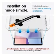   Spigen Glas.tR EZ Fit Apple iPad Air 13" (2024 / 2025) tempered kijelzővédő fólia felhelyező kerettel (1db)