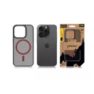 Tactical MagForce Hyperstealth 2.0 Apple iPhone 15 Pro tok, fekete/piros