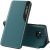 Huawei Mate 20 Lite, Oldalra nyíló tok, stand, hívás mutatóval, Wooze FashionBook, zöld